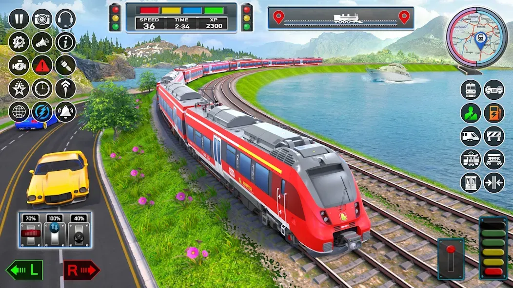City Train Game 3d Train games (Мод: Безлимитные деньги и топливо) — скачать на Андроид — скриншот 3