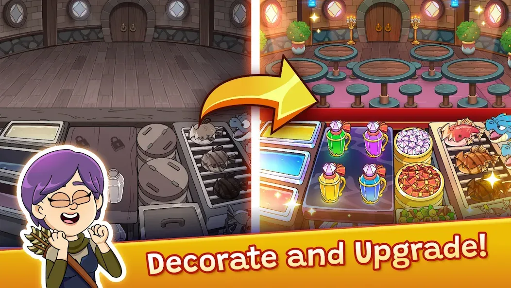 Potion Punch 2: Cooking Quest — взломанная версия, Безлимитные монеты и энергия — скриншот 5