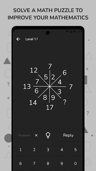 Math Puzzle & Brain Riddles MOD APK: Безлимитные подсказки и решения — скриншот 3 Math Puzzle & Brain Riddles MOD APK: Безлимитные подсказки и решения — скриншот 3
