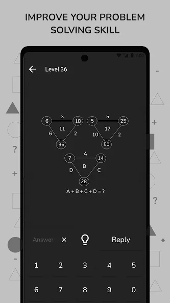 Math Puzzle & Brain Riddles MOD APK: Безлимитные подсказки и решения — скриншот 5 Math Puzzle & Brain Riddles MOD APK: Безлимитные подсказки и решения — скриншот 5