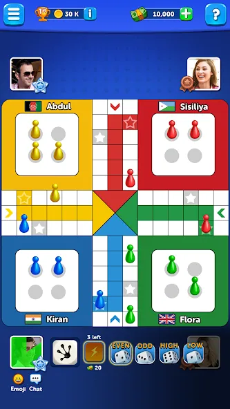 Ludo Club - Fun Dice Game — взломанная версия, Безлимитные монеты и быстрые ходы — скриншот 1