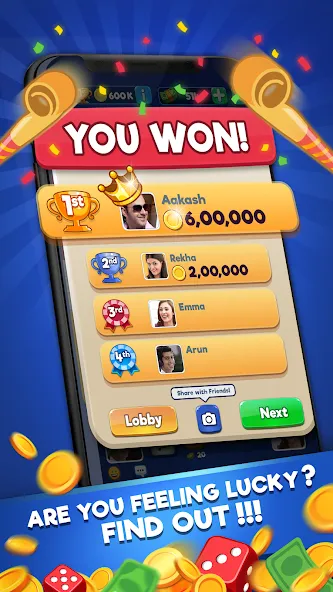 Ludo Club - Fun Dice Game — взломанная версия, Безлимитные монеты и быстрые ходы — скриншот 3