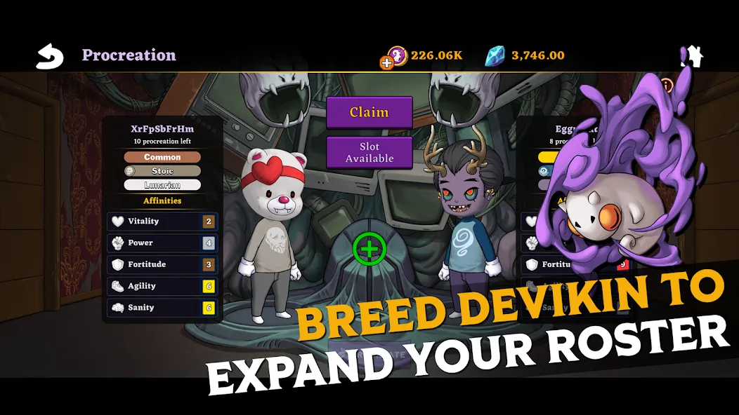 Скачать Devikins: Epic NFT/Crypto Game — Безлимитные ресурсы и редкие герои — скриншот 4 Скачать Devikins: Epic NFT/Crypto Game — Безлимитные ресурсы и редкие герои — скриншот 4