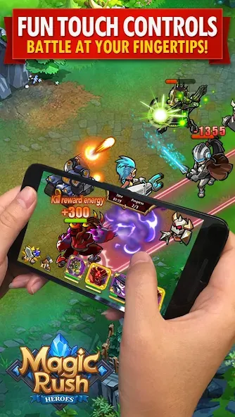 Скачать Magic Rush: Heroes — Безлимитные ресурсы и усиленные герои — скриншот 1