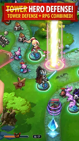 Скачать Magic Rush: Heroes — Безлимитные ресурсы и усиленные герои — скриншот 2