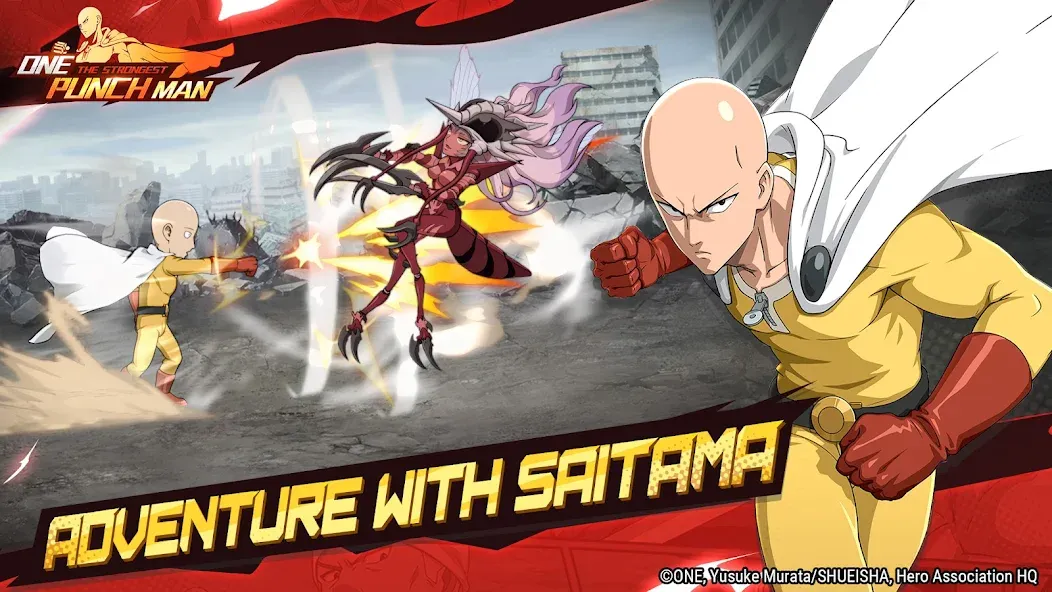 One Punch Man - The Strongest — скачать мод: Безлимитные деньги и алмазы — скриншот 2 One Punch Man - The Strongest — скачать мод: Безлимитные деньги и алмазы — скриншот 2