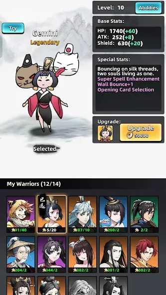 Мод Sword Master-RPG — Безлимитные деньги и урон, скачать APK — скриншот 1
