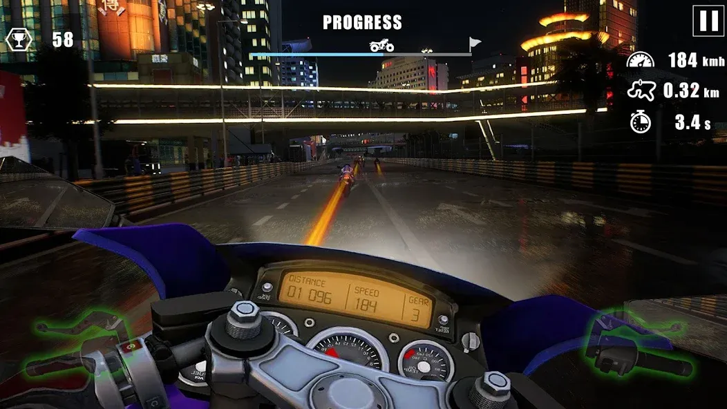 Moto Bike Race : Driving Car — последняя версия с модом (Безлимитные деньги и топливо) — скриншот 2