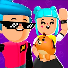 Скачать PK XD: Fun, friends & games — Безлимитные монеты и разблокированы предметы