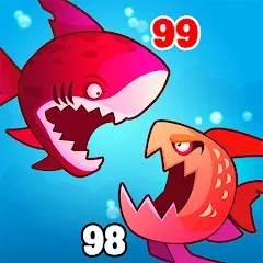 Eat Fish.IO : Fish Battle MOD APK: Без рекламы и много рыб