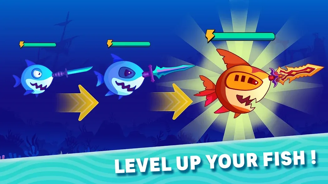 Sword Shark.io - Hungry Shark — скачать мод: Много денег и алмазов — скриншот 3
