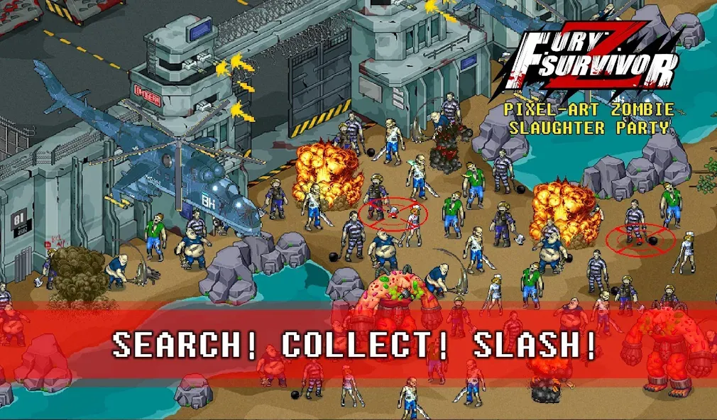Fury Survivor: Pixel Z — последняя версия с модом (Безлимитные ресурсы и бессмертие) — скриншот 2 Fury Survivor: Pixel Z — последняя версия с модом (Безлимитные ресурсы и бессмертие) — скриншот 2