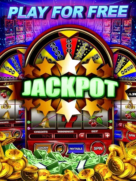 Money Wheel Slot Machine Game взлом на Андроид — Безлимитные монеты и бонусы — скриншот 4