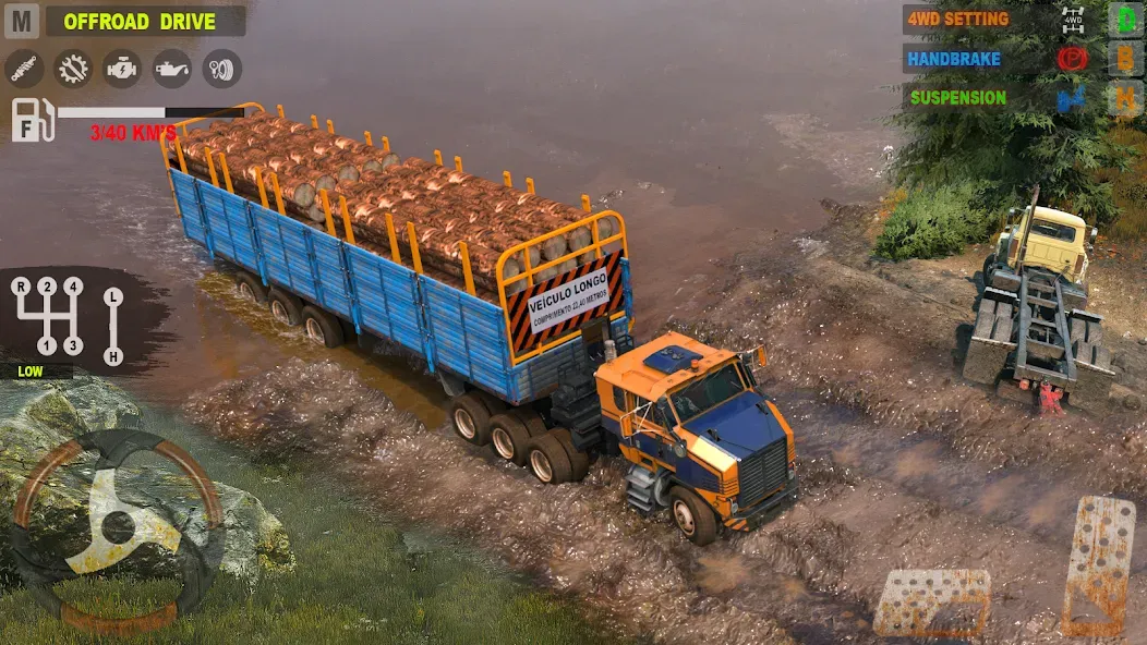Offroad Mudrunner Games 3D MOD APK: Безлимитные деньги и топливо — скриншот 3 Offroad Mudrunner Games 3D MOD APK: Безлимитные деньги и топливо — скриншот 3