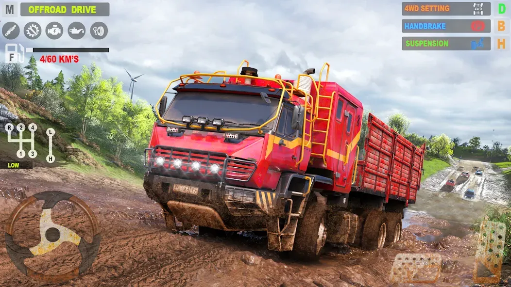 Offroad Mudrunner Games 3D MOD APK: Безлимитные деньги и топливо — скриншот 4 Offroad Mudrunner Games 3D MOD APK: Безлимитные деньги и топливо — скриншот 4