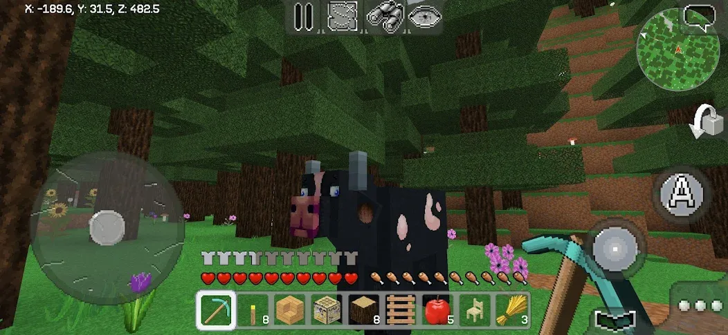 Скачать MultiCraft — Build and Mine! мод — Безлимитные ресурсы и всё открыто — скриншот 3