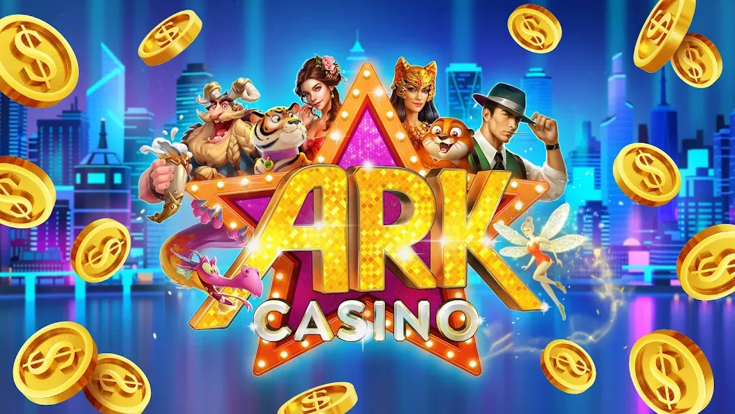 Скачать ARK Casino - Vegas Slots Game на Андроид с модом — Безлимитные фишки и джекпоты — скриншот 1