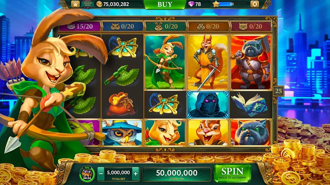 Скачать ARK Casino - Vegas Slots Game на Андроид с модом — Безлимитные фишки и джекпоты — скриншот 2