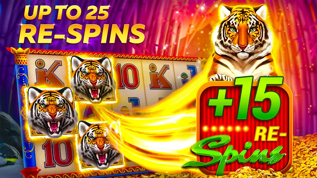Infinity Slots - Casino Games — взломанная версия, Безлимитные монеты и бонусы — скриншот 3