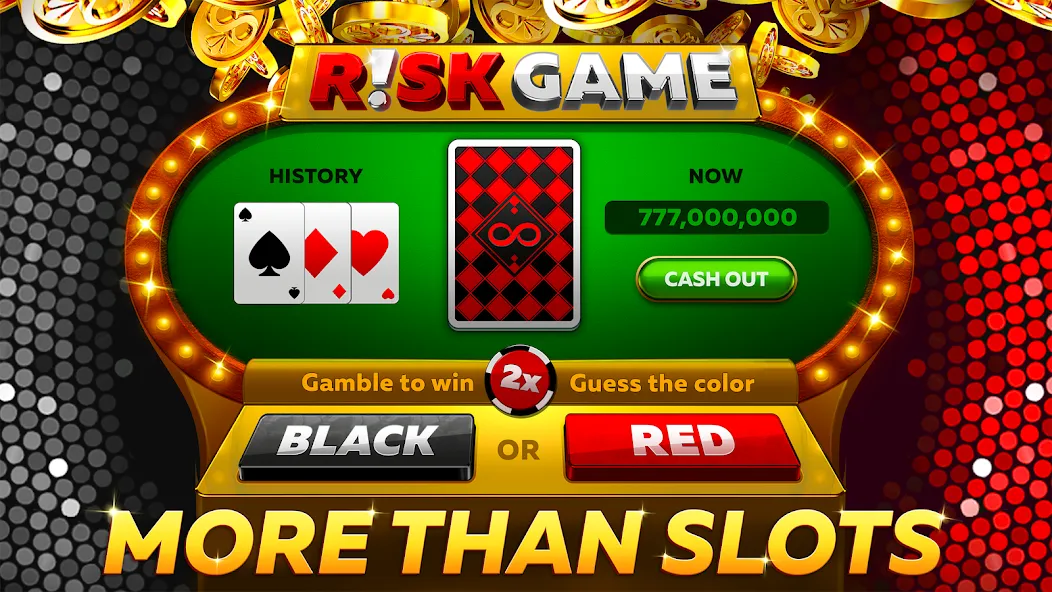 Infinity Slots - Casino Games — взломанная версия, Безлимитные монеты и бонусы — скриншот 4