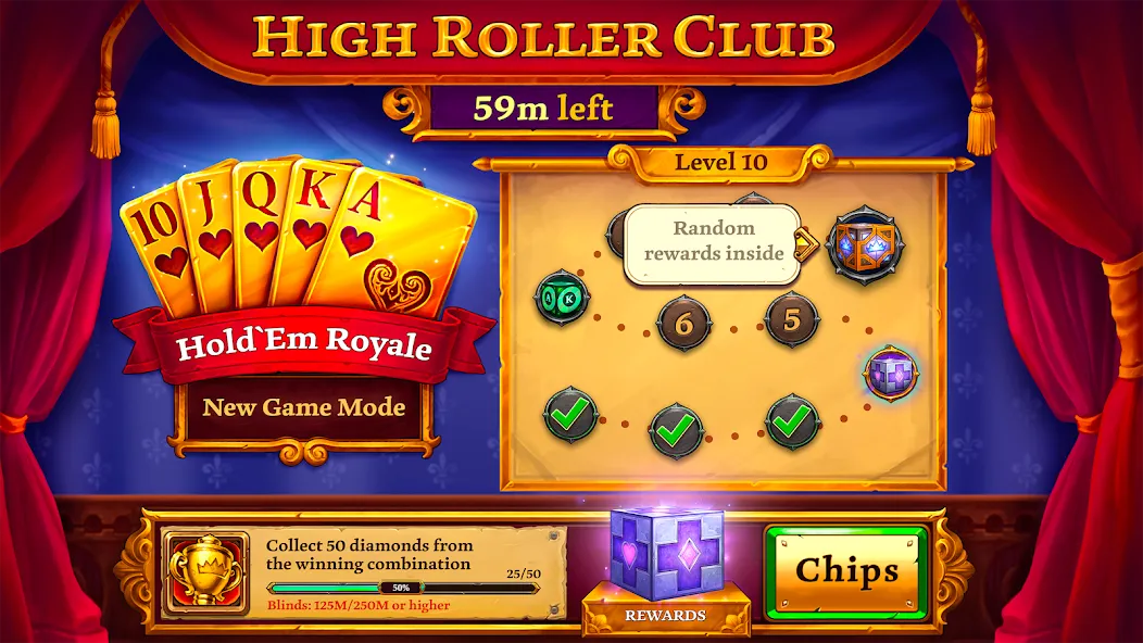 Мод Texas Holdem - Scatter Poker — Безлимитные фишки и все столы открыты, скачать APK — скриншот 2 Мод Texas Holdem - Scatter Poker — Безлимитные фишки и все столы открыты, скачать APK — скриншот 2