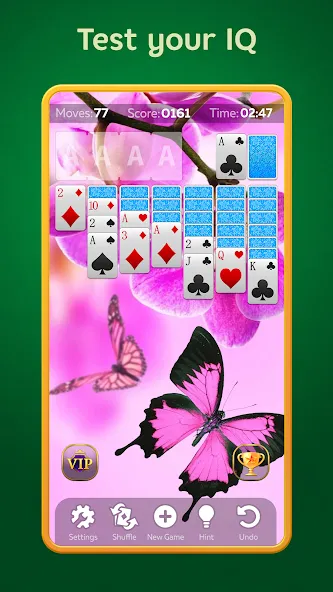 Solitaire Play - Card Klondike MOD APK: Без рекламы и безлимитные подсказки — скриншот 1