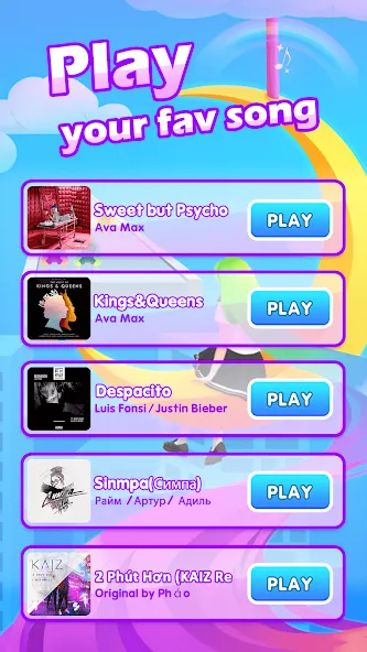 Dancing Hair MOD APK скачать на Андроид — Разблокированы все уровни и скины — скриншот 1