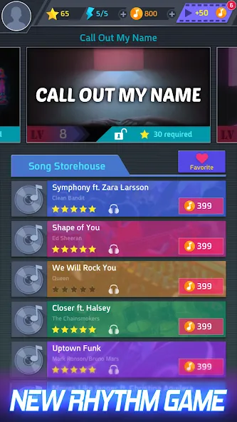 Tap Tap Music-Pop Songs бесплатно на Андроид — мод: Все песни разблокированы — скриншот 1 Tap Tap Music-Pop Songs бесплатно на Андроид — мод: Все песни разблокированы — скриншот 1