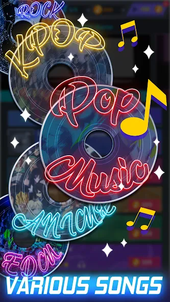 Tap Tap Music-Pop Songs бесплатно на Андроид — мод: Все песни разблокированы — скриншот 4 Tap Tap Music-Pop Songs бесплатно на Андроид — мод: Все песни разблокированы — скриншот 4