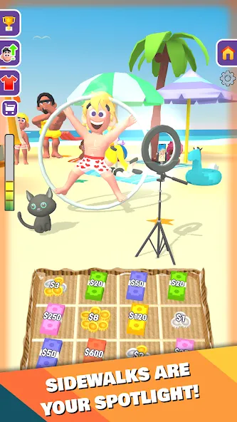 Street Life: Merge Tap Clicker взлом на Андроид — Безлимитные деньги и энергия — скриншот 5