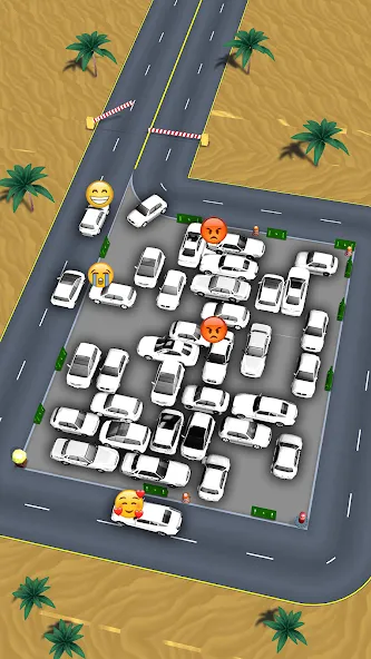 Parking Jam: Car Parking Games на телефон — скачать мод: Без рекламы и все уровни открыты — скриншот 3