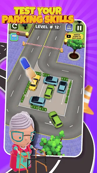 Parking Jam: Car Parking Games на телефон — скачать мод: Без рекламы и все уровни открыты — скриншот 4