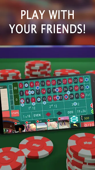 Roulette Royale - Grand Casino на телефон — скачать мод: Безлимитные фишки и vip-доступ — скриншот 1 Roulette Royale - Grand Casino на телефон — скачать мод: Безлимитные фишки и vip-доступ — скриншот 1