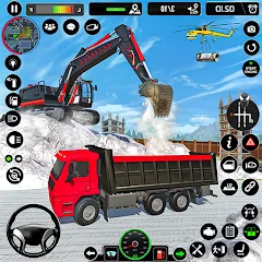 Скачать Excavator Simulator Crane Game на Андроид с модом — Безлимитные деньги и топливо