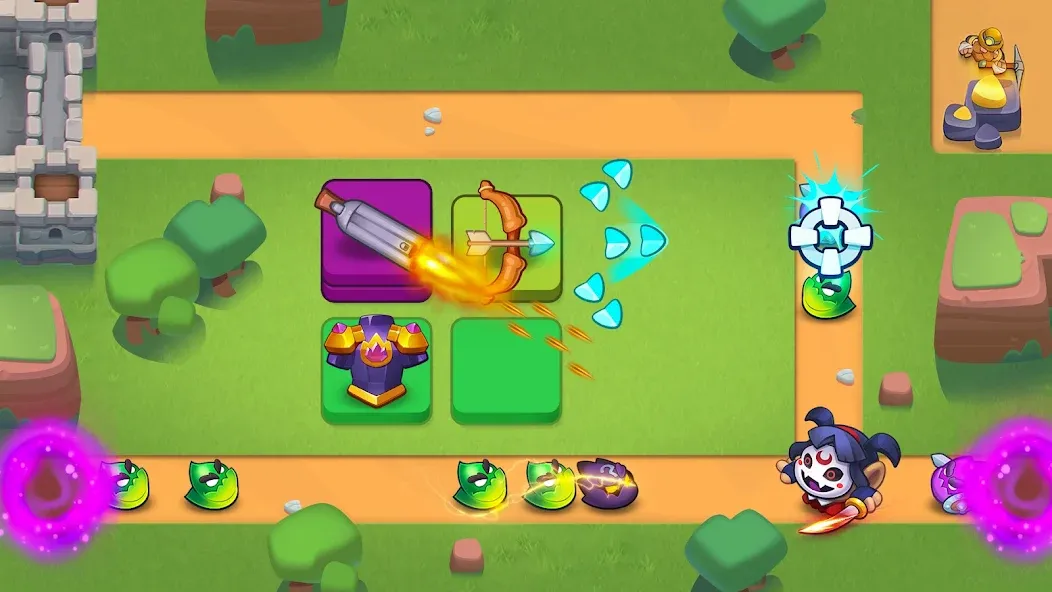 Скачать мод Rush Royale: Tower Defense TD — Безлимитные ресурсы и усиленные башни — скриншот 4 Скачать мод Rush Royale: Tower Defense TD — Безлимитные ресурсы и усиленные башни — скриншот 4