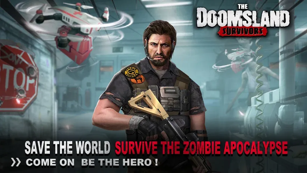 The Doomsland: Survivors на телефон — скачать мод: Безлимитные ресурсы и здоровье — скриншот 1