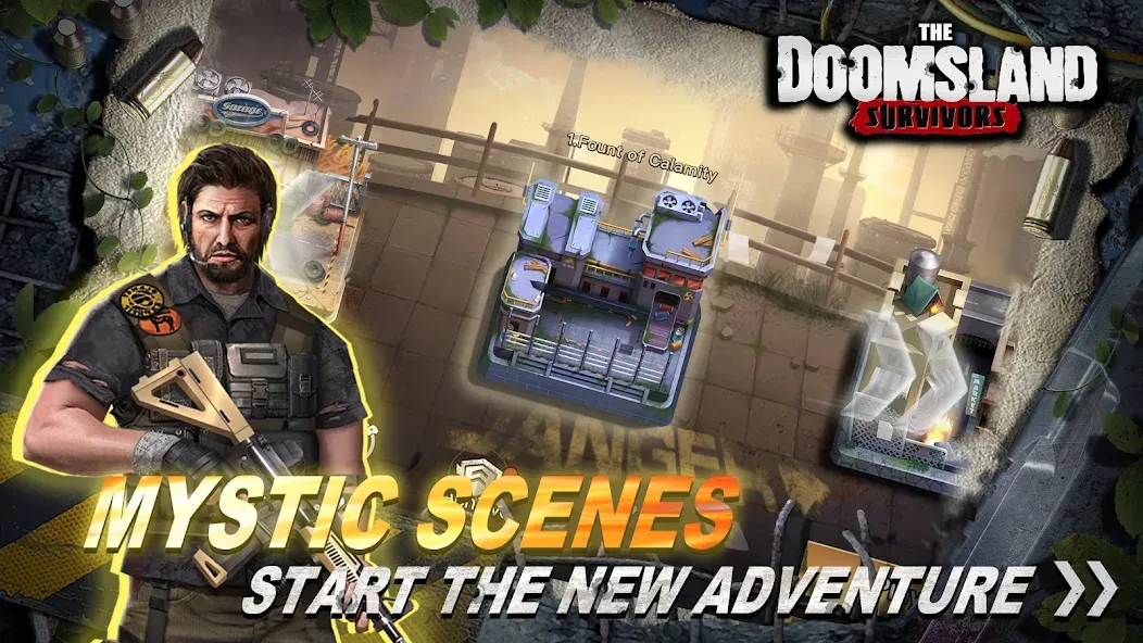 The Doomsland: Survivors на телефон — скачать мод: Безлимитные ресурсы и здоровье — скриншот 5