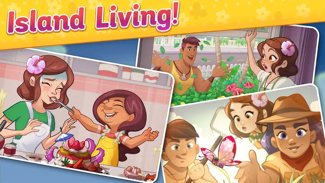 Ohana Island: Blast & Build бесплатно на Андроид — мод: Безлимитные деньги и бустеры — скриншот 4 Ohana Island: Blast & Build бесплатно на Андроид — мод: Безлимитные деньги и бустеры — скриншот 4