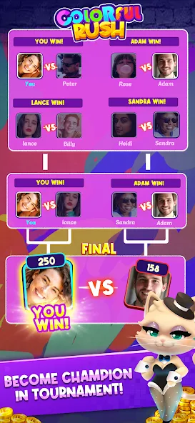 Match Club : PvP Match3 — Безлимитные монеты и бустеры, скачать мод APK — скриншот 1