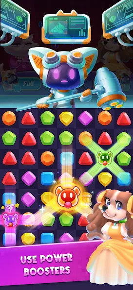 Match Club : PvP Match3 — Безлимитные монеты и бустеры, скачать мод APK — скриншот 3
