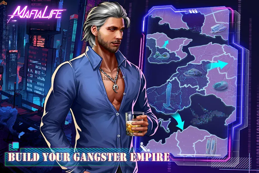 Mafia Life: Underworld взлом APK — Безлимитные деньги и оружие — скриншот 1