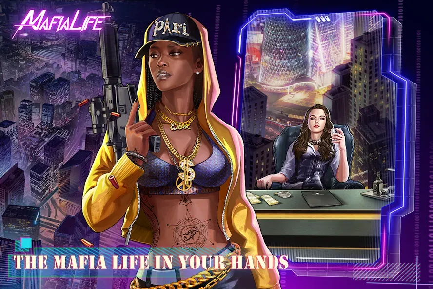 Mafia Life: Underworld взлом APK — Безлимитные деньги и оружие — скриншот 5