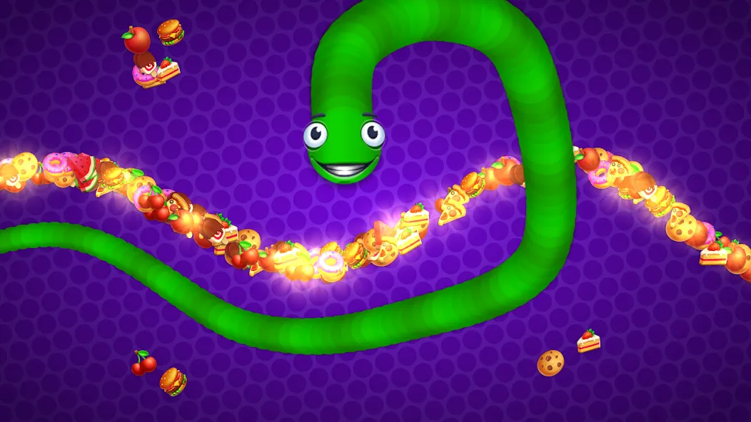 Скачать взлом Snake vs Worms: Fun .io Zone — Без рекламы и много монет — скриншот 5 Скачать взлом Snake vs Worms: Fun .io Zone — Без рекламы и много монет — скриншот 5