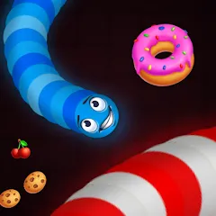 Скачать взлом Snake vs Worms: Fun .io Zone — Без рекламы и много монет