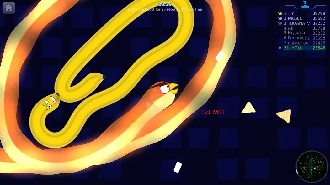 Snake Hunt: Worm io Games Zone взлом на Андроид — Безлимитные деньги и усиленные бонусы — скриншот 4