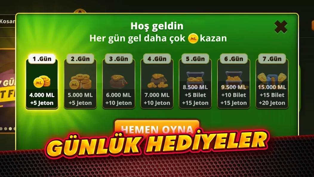 Çanak Okey - Mynet мод на Андроид: Безлимитные монеты и усиленные бонусы — скриншот 5 Çanak Okey - Mynet мод на Андроид: Безлимитные монеты и усиленные бонусы — скриншот 5