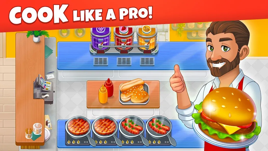 Скачать мод Cooking Diary® Restaurant Game — Безлимитные монеты и ресурсы — скриншот 1
