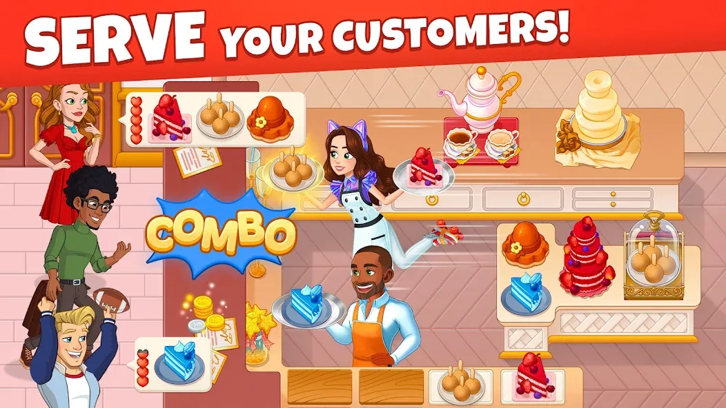 Скачать мод Cooking Diary® Restaurant Game — Безлимитные монеты и ресурсы — скриншот 3