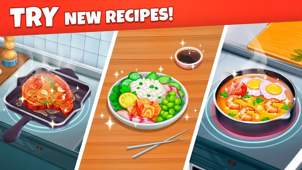 Скачать мод Cooking Diary® Restaurant Game — Безлимитные монеты и ресурсы — скриншот 4