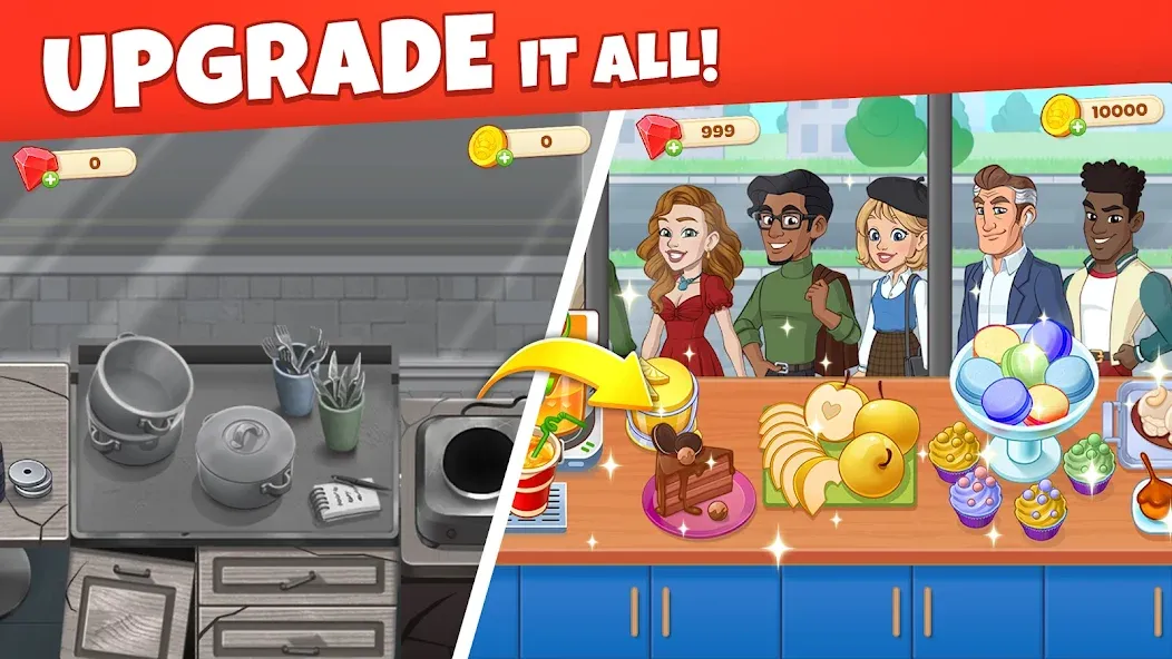 Скачать мод Cooking Diary® Restaurant Game — Безлимитные монеты и ресурсы — скриншот 5